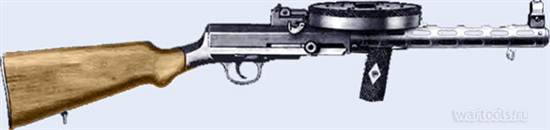 Пистолет-пулемет системы Дегтярева, опытный образец 1929 г.