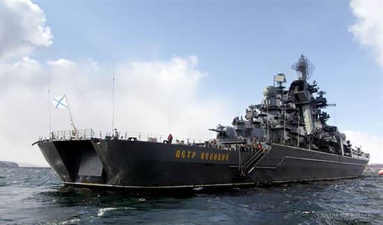 Атомный ракетный крейсер Петр Великий