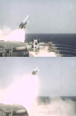 Пуски ракет с ТАКР пр. 1143