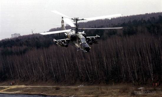 Ка-50 в полёте