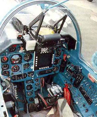 Кабина самолёта МиГ-21-93