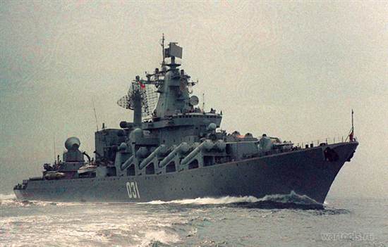 «Червона Украина» во время перехода на Тихий океан, 1990 год
