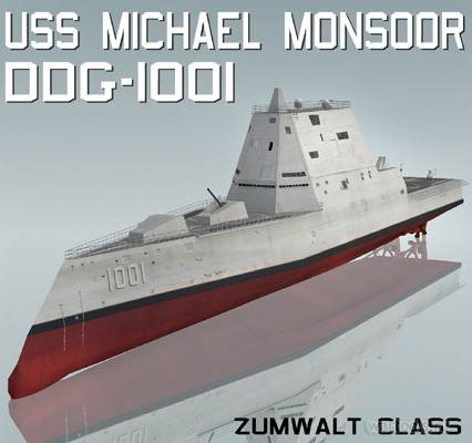 USS Zumwalt DDG-1001