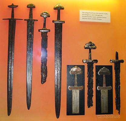 Длинные мечи каролингского типа (Х век)
