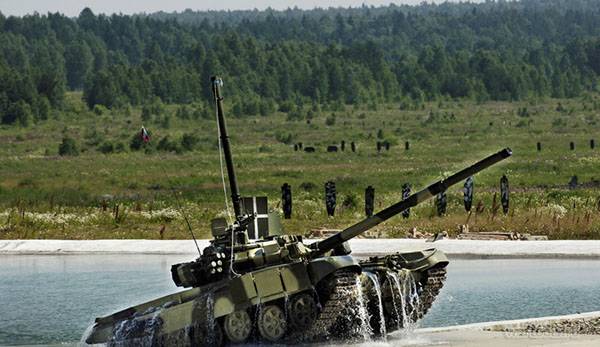 Т-90 преодоление водной преграды